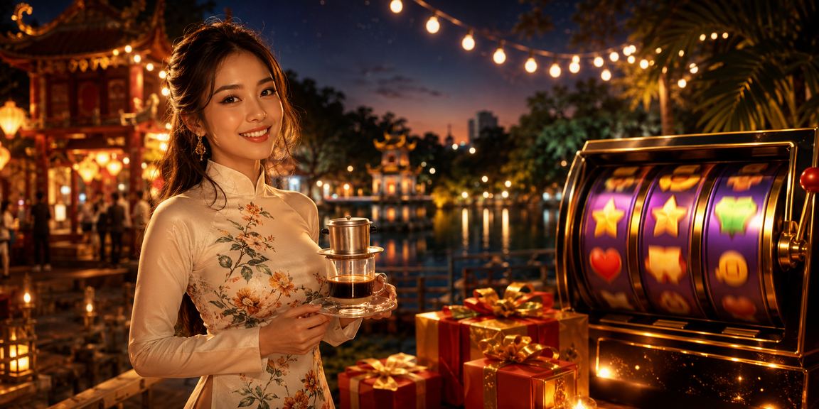 Người chơi Hà Nội thưởng thức slot game bên tách cà phê buổi sáng